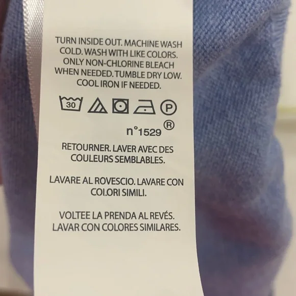 Ralph Lauren Mens V neck Sweater Light Blue Size XL - Picture 7 of 7